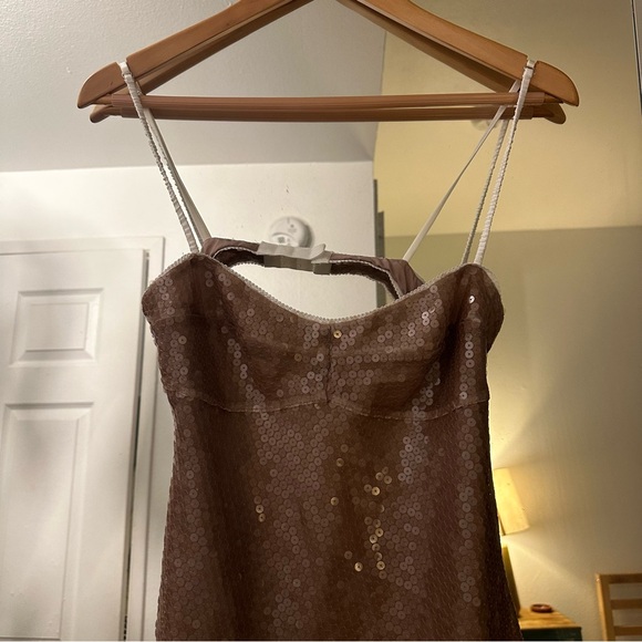 NWT JCREW x ANNA OCTOBER Limited Edition Sequin Slip Holiday Mini Dress 0 - Picture 4 of 10